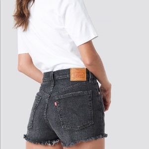 Levis 501 high rise shorts